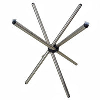 Folding Power Surfboard Stand Simple Setup Stainless Steel Stand Easy to Install Foldable Surfboard Rack Portable