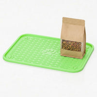 Cat Litter Mat, Litter Trapping Mat, Cat Litter Tray Mat with Raised Border, Small Litter Tray Mat for Indoor Cats, Anti-Scatter Floor Protector