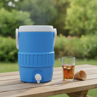 pailStyle Beverage Holder with Tap Portable Drink Holder with Handles Compact Long Lasting for Picnics, Backyard, Beach
