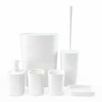 6 Pieces 6-Piece Washroom Organizer Great Gift Idea 6-Piece Vanity Set Sturdy