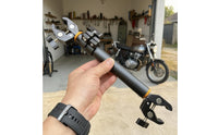 Adjustable Motorcycle Handlebar Clamp Mount Bar Heavy-Duty Motorcycle Phone Mount Rod Quick-Release Handlebar Multi Clamp Bar Short Version for Bicycles