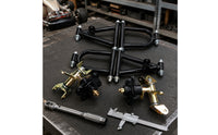 Complete Front Shock Absorption System Assembly Upper Shock Absorption System Kit with Hollow Arms Bolt-on Vehicle Parts off-Road for DIY Builders