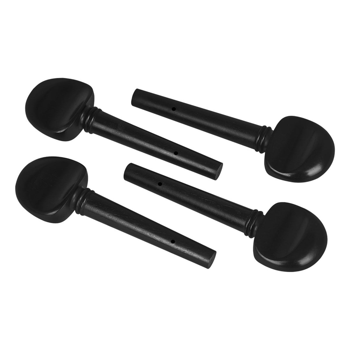 4 Pieces Cello Tuning Pegs with Pre-Drilled Holes Full-Size Ebonys Cello Pegs  Parts for Luthier