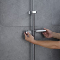 Foreign Trade Cross-Border Sliding Sleeve No-Drill Shower Head Bracket Detachable Lifting Rod Middle Fork Shower Head Fixed Base Universal