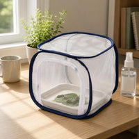Foldable Transparent Mesh Zippered