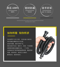 Inflatable Pump Corrugated Hose Connector Accessory for Kayaks, Boats, Paddle Boards, Surfboards, and Tents