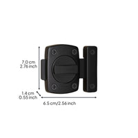 Slide Bolt Door Lock, No-Drill Hasp Latch for Bathroom, Bedroom, Closet, Enhanced Privacy, Easy Installation, Stainless Steel