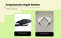 X6 Motorcycle Headlight Housing PP