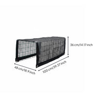 Tunnel Canopy Cover Bendable Frame Mesh Gazebo Rectangular Shape