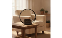 Bamboo Vase Holder Woven Bamboo Stand with Circular Frame Round Vase Stand for Florists, Decorators, Tea Room, Foyer Table, Event Styling