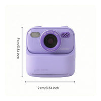 Thermal Printing Instant Print Camera with Screen Portable Instant Print Camera Compact Multifunctional for Playroom
