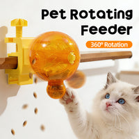 跨境新款宠物世界杯橙子漏食玩具猫咪可调节冻干慢食器逗猫棒用品