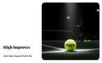 3 Balls Tennis Ball High Pressurized Tennis Balls Wear-Resistant for Competitive Athletes, Instructor Es, Tournaments, League Matches, Hard Courts