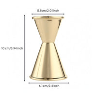 Double-Ended Jigger Thickened Stainless Steel Jigger Engraved Markings Barware
