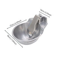 Aluminum Alloy Livestock Drinker Rust Proof Automatic Livestock Water Bowl