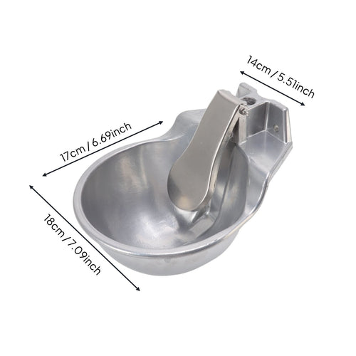 Aluminum Alloy Livestock Drinker Rust Proof Automatic Livestock Water Bowl