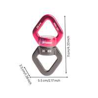 30kN Ball Bearing Swivel Connector High Strength Swivel Connector with Ball Bearing Smooth Rotating Swivels Sturdy for Arborists