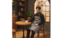 1/6 Scale Doll Apron 12-Inch Miniature Apron Adjustable Figure Accessory Realistic for Collectors, Hobbyists, Dioramas