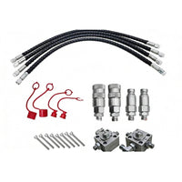 Construction Equipment Diverter Valve Kit Quick Connect Hydraulic Diverter Valve Kit For Single/Double Acting Cylinders Heavy Equipment Part