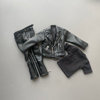 1/6兵人 zytoys 男装机车皮衣皮裤皮带散件模型