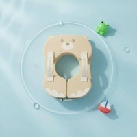 Non Inflatable Baby Buoy Easy to Wear Newborn Swim Coach Cute Bear Design