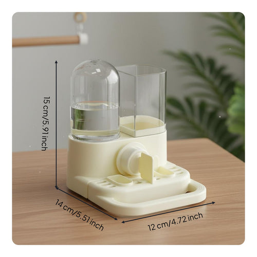 2-in-1 Bird Feeder and Waterer Large Capacity for Aviary