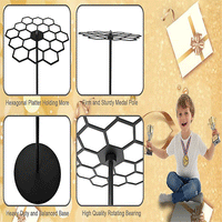 Rotatable Medal Display Rack for Desk
