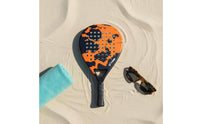 Sand Court Racket Carbon Fiber Paddle Lightweight Carbon Fiber Perforated Paddle Racket for Beginners, Outdoor