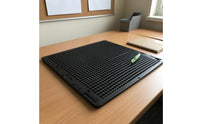 Rigid Plastic Braille Writing Board Black Hinged Braille Board Rectangular Office Supply Flat Plate