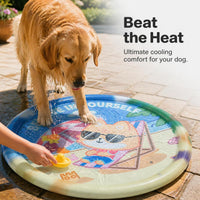 Pet Cooling Water Mat for Cats and Dogs - Tear-Resistant Summer Sleep Pad
