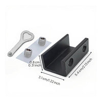 Sliding Pane Lock, Aluminum Alloy Security Limiter, Child Protection, Easy Installation, Home Use, Adjustable Position Control