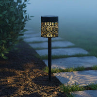 Solar Projection Light Hollow Pattern Decorative Wall Lantern Landscape Decor