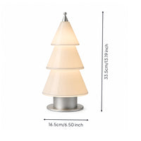 Christmas Tree Lamp Touch Control Conical Table Lamp Warm White for Bedroom