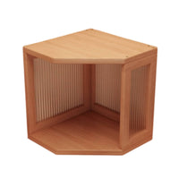 Thick Board Space Saving Corner Desktop Shelf Desktop Bookshelf for Home Office