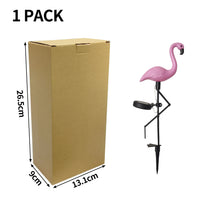 Solar Flamingo Light with Three Heads for Outdoor Garden Decoration