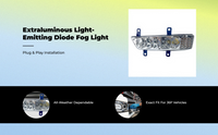 12V waterproof J6P front fog light