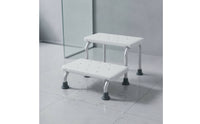 Two-Tier Step Stool Anti-Slip 2-Tier Step Stool Stable for Elderly, Toddlers