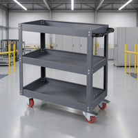 Heavy Duty Rolling Tool Cart Metal Mechanic Tool Cart Long-Lasting Rust Resistant for Mechanics, Repair Shop