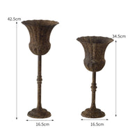Goblet Vase Stand Retro Pedestal Vase Holder Reusable Table Decor
