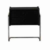Single-Drawer End Table Nordic aesthetic Nightstand Space-Saving for Homeowners