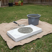 Concrete Stepping Stone Mold for Garden Pathways and Landscaping