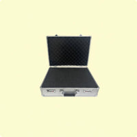 Aluminum Storage Box Shock Resistant Lockable Metal Case Double Lock for Travel