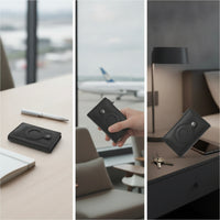 Compact Slim Card Wallet Minimalist Card Holder with Ejector Tab Front Pocket Wallet with Ejector Tab Premium for Commuters