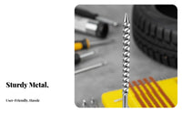 Portable Case Tubeless Tire Repair Kit Long-Lasting Motorcycle Tire Repair Tools Easy to Use for Roadside Emergency, Travel