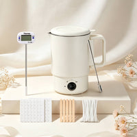Compact Foldable Electric Kettle Space-Saving Hot Water Kettle Lightweight Mini for Travelers, Students, Dorm Room, Hotel, Office