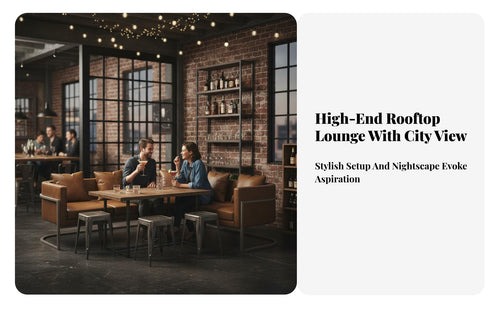 Comfortable Upholstery Industrial Aesthetic Dining Booth Set Sturdy Construction Retro Pub Table Set Heavy Duty Retro Restaurant Table and Sofa High-Density Foam for Bar Owners, Hospitality Managers, Cafe, Lounge, Rooftop Terrace, Bakery