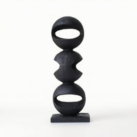 Abstract Tabletop Sculpture Modern Geometric Resin Sculpture Minimalist Statue for Tv Cabinet