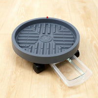 Plant Trolley with Water Collection Tray, Round Plant Pot Base and Tray, Floor Standing Pot Mover with Casters for Indoor Use
