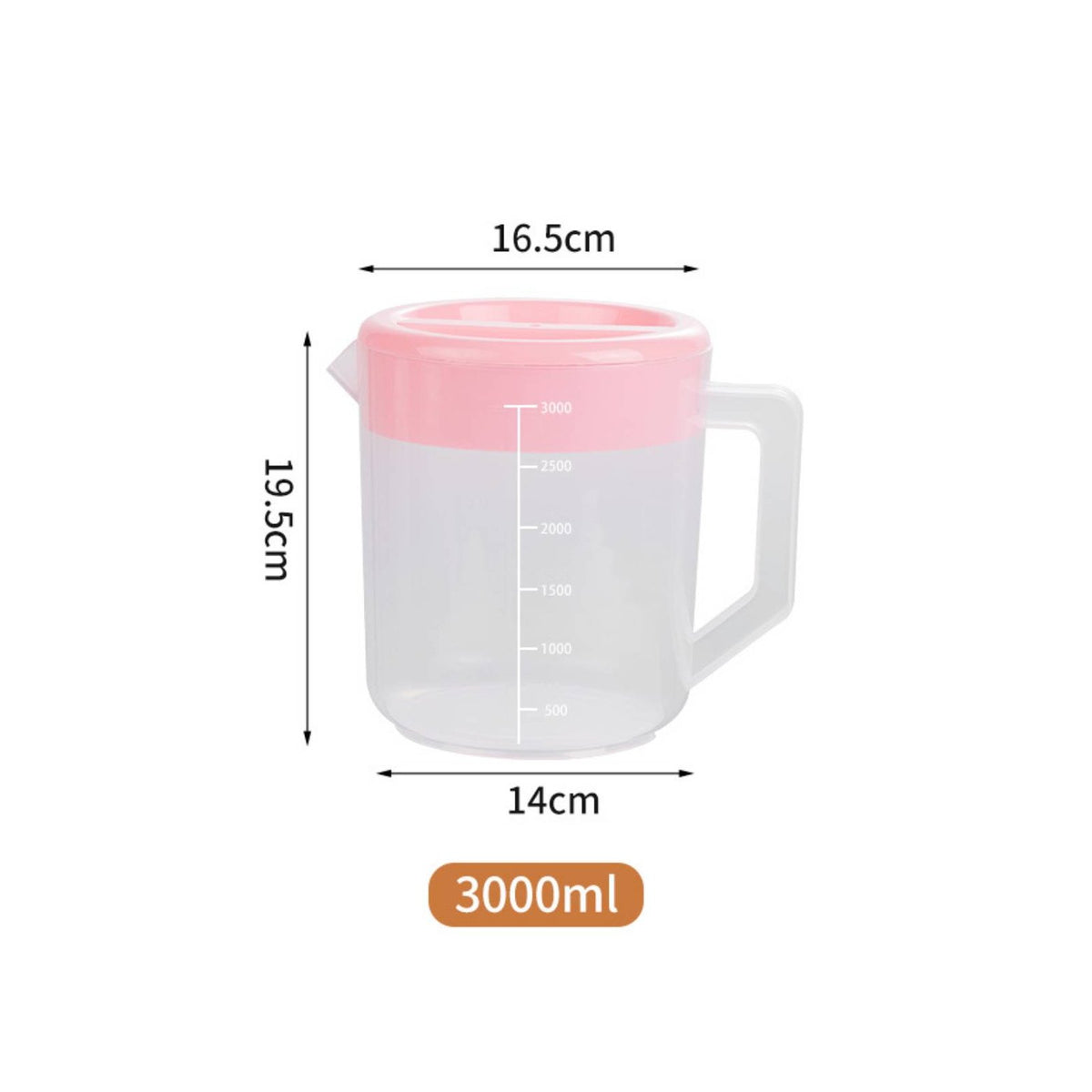 Egg Beater Mixer Pitcher Large Capacity Lidded Measuring Jug Two-in-onePurpose
