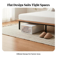 Rolling Under-Bed Box Large Capacity Underbed Bin particleresistant for Dorm Room